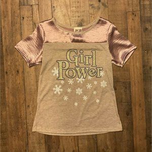 Dream Girl - Girl Power Snowflake Graphic Tshirt, 10/12
